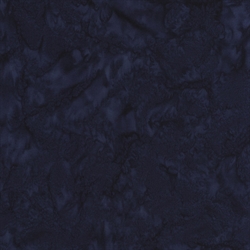 blålilla meleret patchworkstof med batikprint