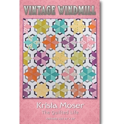 Patchwork Mønster - Vintage windmill quilt