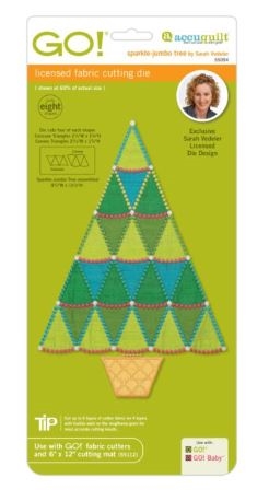 Accuquilt Skabelon - Sparkle Jumbo Tree 55094