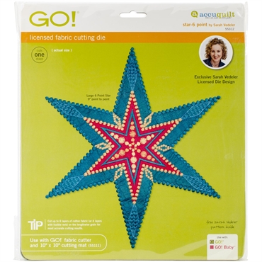 Accuquilt Skabelon - Star -6 point 55312