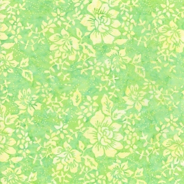 Batikstof - Summerfloral - Apple