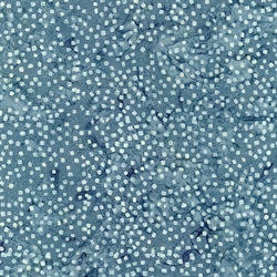 Batikstof - Squarish dots - Baltic