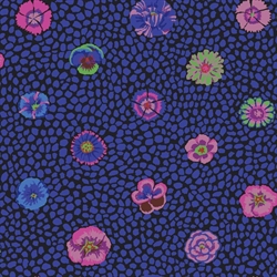 Kaffe Fassett Patchworkstof - Guinea flower - Black