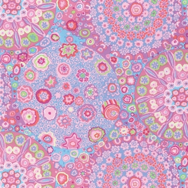 Kaffe Fassett Patchworkstof - Millefiore - Pink