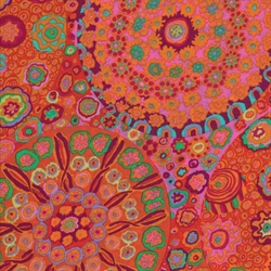 Kaffe Fassett Patchworkstof - Millefiore - Tomato