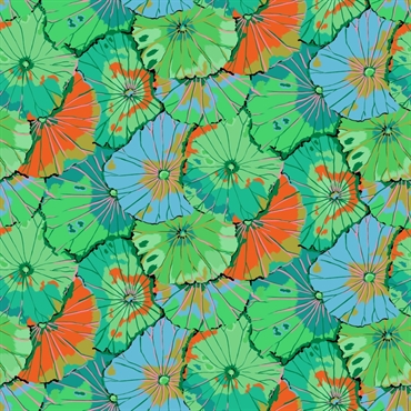 Kaffe Fassett Patchworkstof - Lotus - Emerald