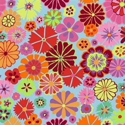 Kaffe Fassett Patchworkstof - Folk flower - Pink